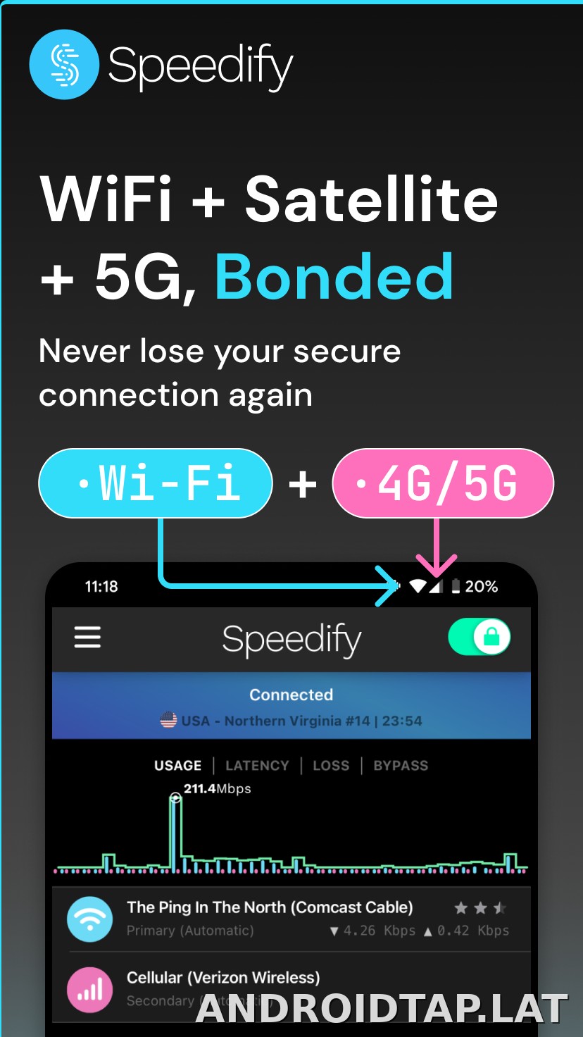 Speedify скриншот 1